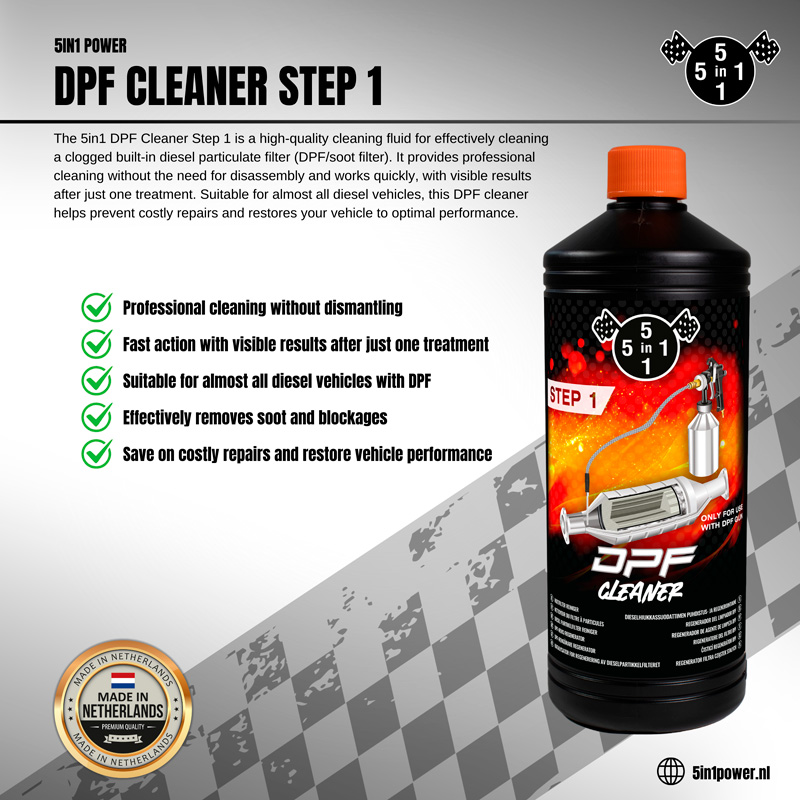 5in1 DPF Cleaner step 1 1000ml