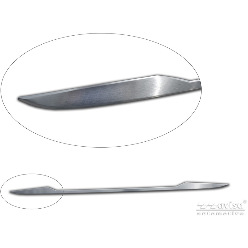 Avisa Brushed Stainless Steel Trunk Tailgate Trim Cover  Ford Focus IV HB 2018-2021 & Facelift 2021-