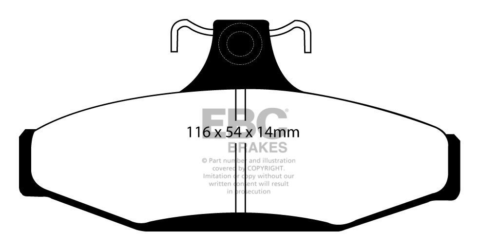 EBC Brakes HOLDEN (Aust/NZ) Commodore (VB) 5.0 78-80 Remblokken