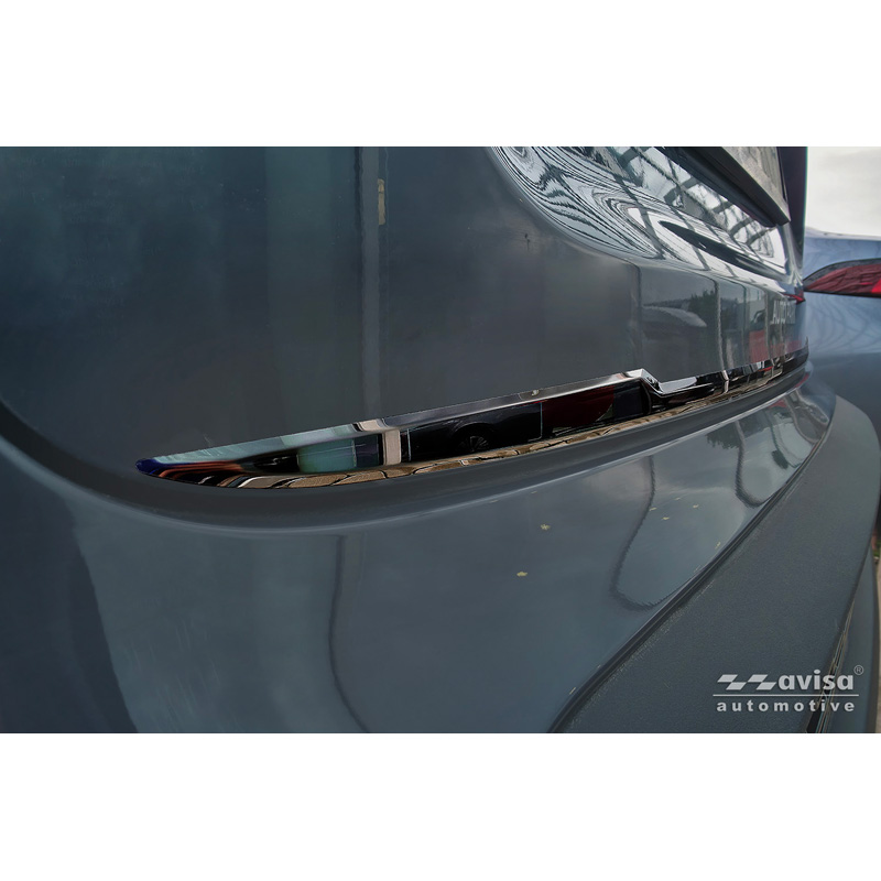 Avisa Black Chrome Stainless Steel Tailgate Trim  Toyota Yaris Cross (MXP) 2020-
