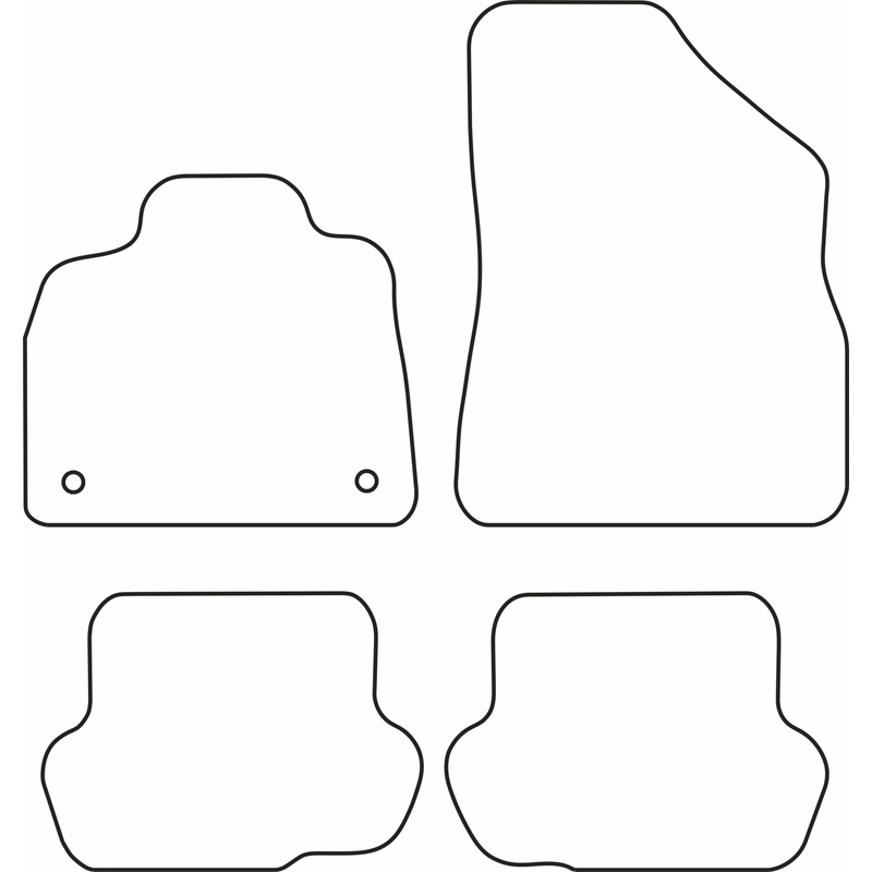 Set car mats  Citroen DS5 2012-