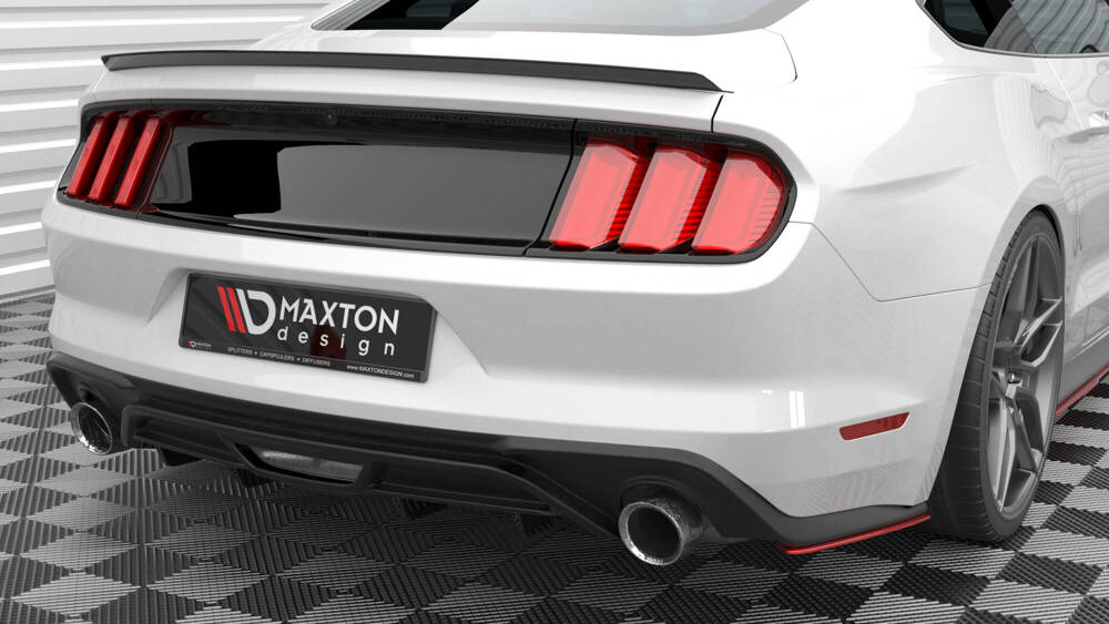 Zij Diffusers Ford Mustang Mk. 6 Facelift Glanzend Rood