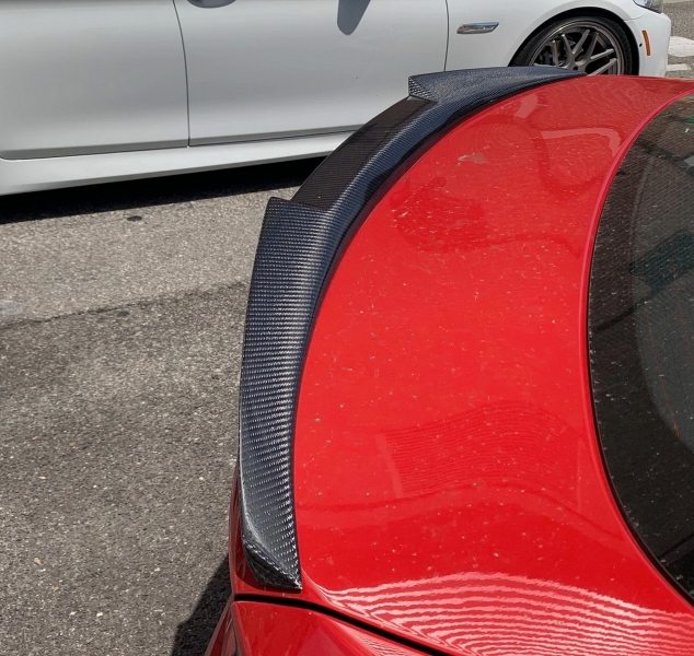 Spoiler passend voor BMW 4-Serie F32 Coupe M4 CSL design Carbon