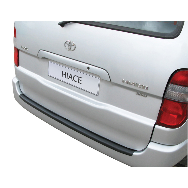 ABS Rear bumper protector  Toyota Hiace 2007- Black