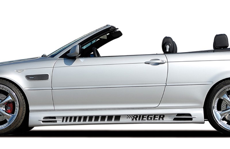 Sideskirts passend voor BMW E46 alle modellen ook M3 with 2 schacht and 2 uit