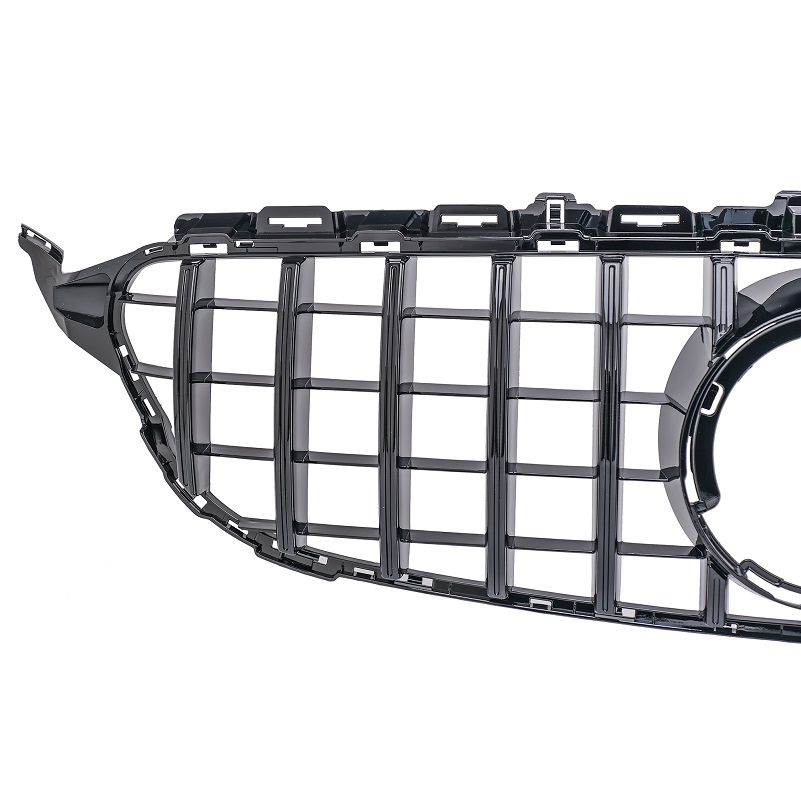 Grill passend voor Mercedes W205 Facelift 18-.. Zwart Glans GT Look