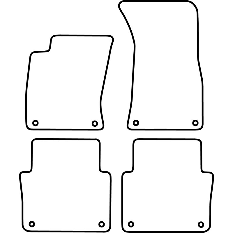 Set car mats  Audi A8 2002-2010