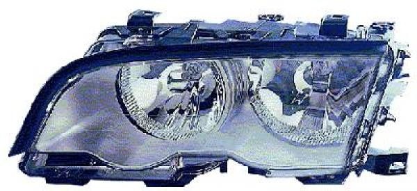 Koplamp links E46 98-01 TITAN/ZILVERKLEUR