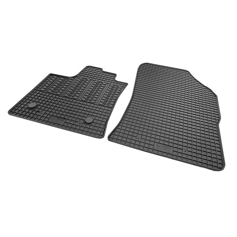 Rubber car mats set  Renault Express Cargo 2021- (2-pieces + fixing system)