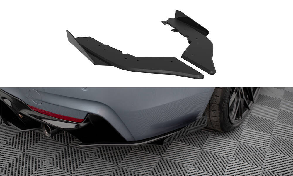 Zij Diffusers Street Pro BMW 4 Coupe 435i M Pakket F32 Maxton Flaps