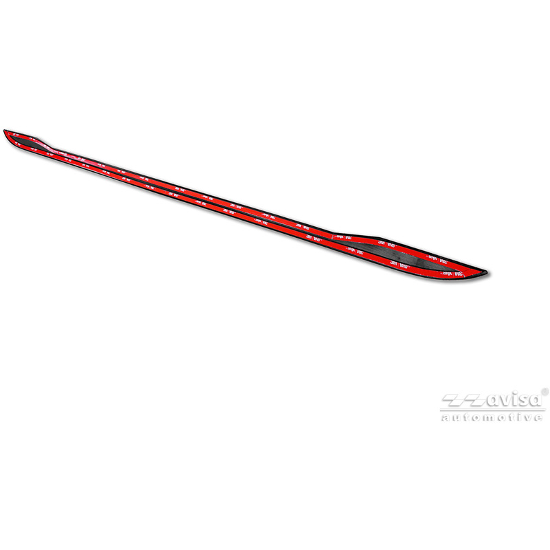 Avisa Black Chrome Stainless Steel Tailgate Trim  Toyota Yaris (P21) 2020-2024 & Facelift 2024-