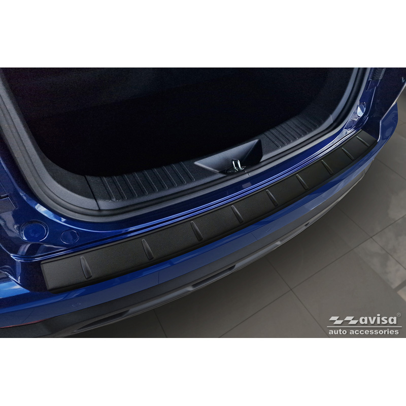 Matt Black Stainless Steel Rear bumper protector  BAIC Beijing 3 (X35) 2023- 'Ribs'