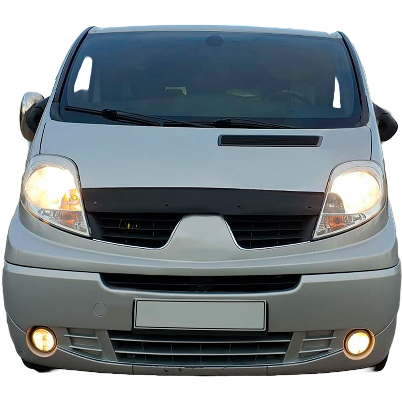 Bonnet Protector  Renault Trafic X83 01-2014 - Gloss black