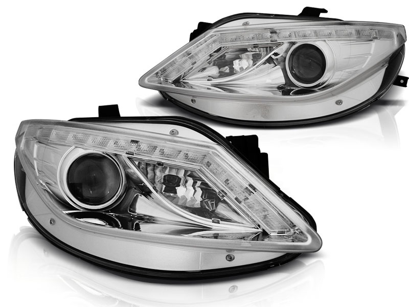 Headlights Seat IBIZA 6J 08-12 LED Chrome