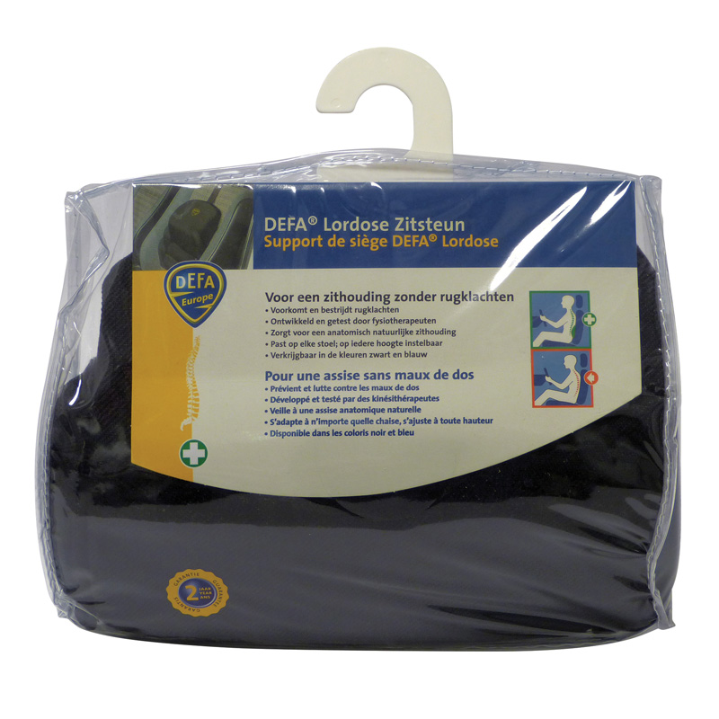 Defa Lordosis Seat Support Black