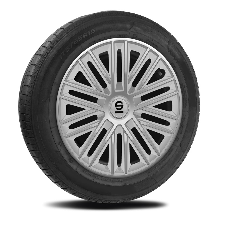 Sparco Wheel Covers Bergamo - 14-inch - Silver - Set of 4 pieces