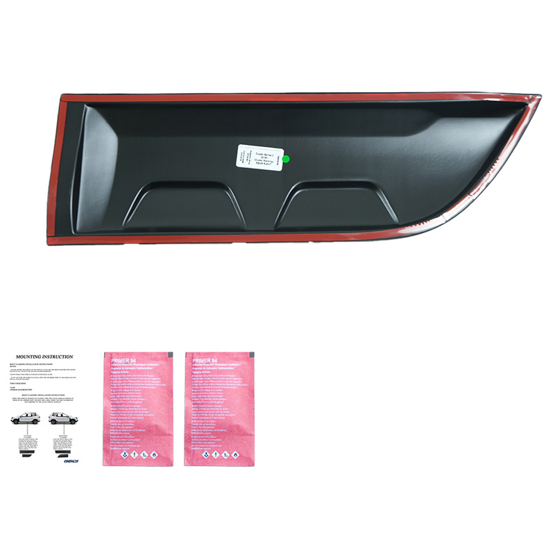 Body Cladding  Dacia Duster II 2018-2024 (Off-Road) (without Duster Marking) - Matt black