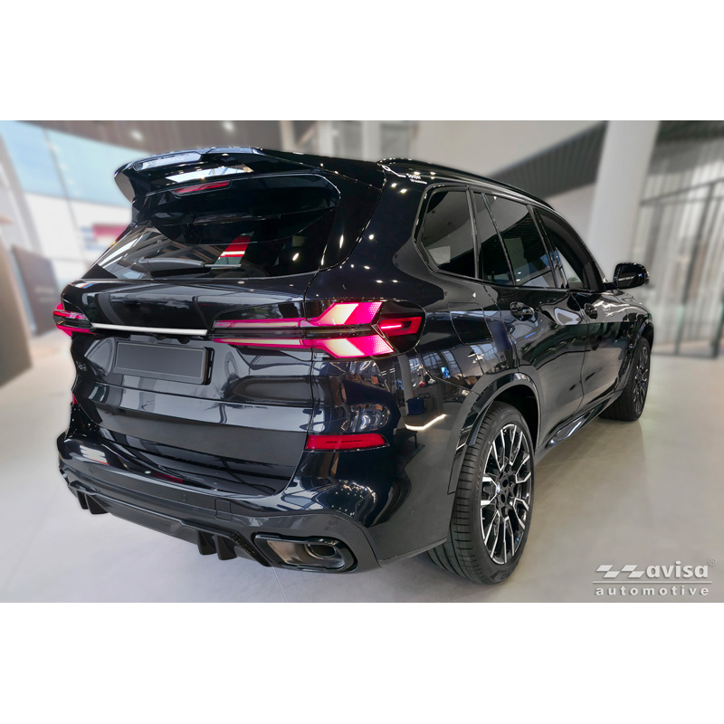 Avisa Brushed Stainless Steel Trunk Tailgate Trim Cover  BMW X5 IV (G05) M-Sport 2018-2023 & Facelift 2023-