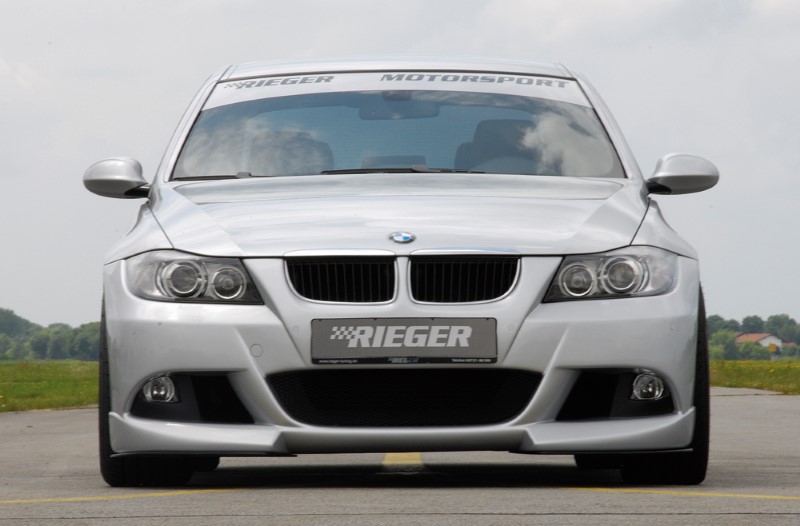 Frontbumper BMW E90 met ABE met uitsparing voor pdc Rieger
