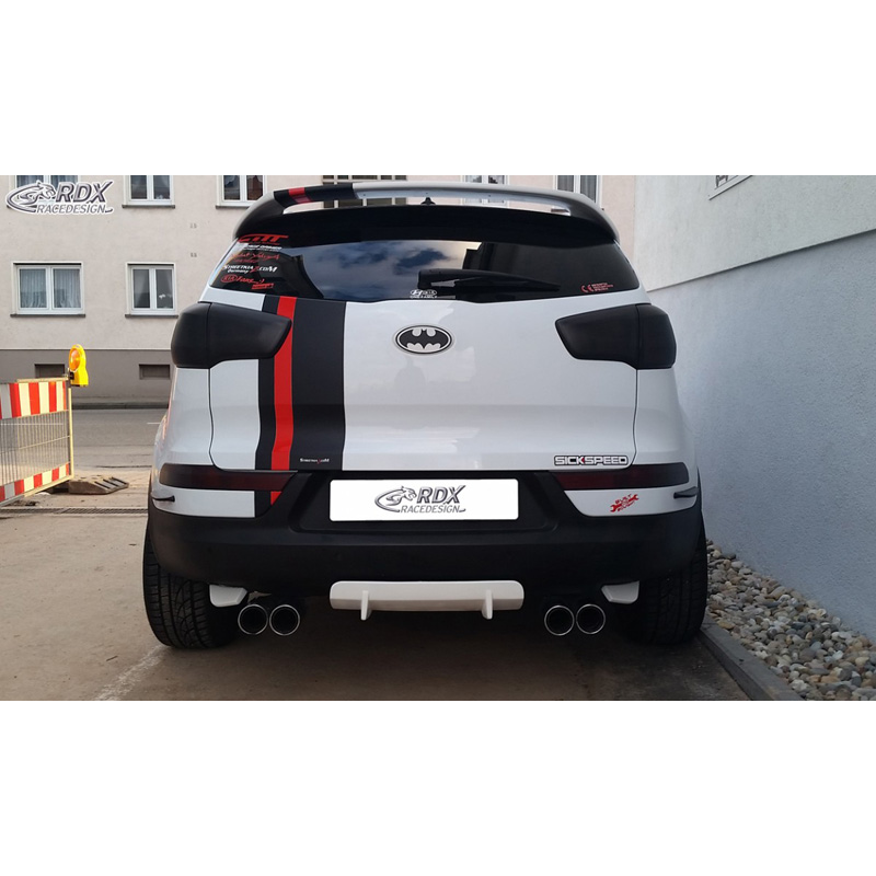 Rear bumper skirt 'Diffuser U-Diff'  Kia Sportage (SL) 2010-2015 (PU)