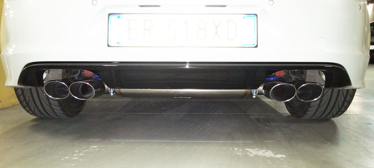 AUDI A3 8V QUATTRO 1.8 TFSi (180 Hp) 2013 -> 2015 Endpipe kit 100x75 Right + 100x75 Left