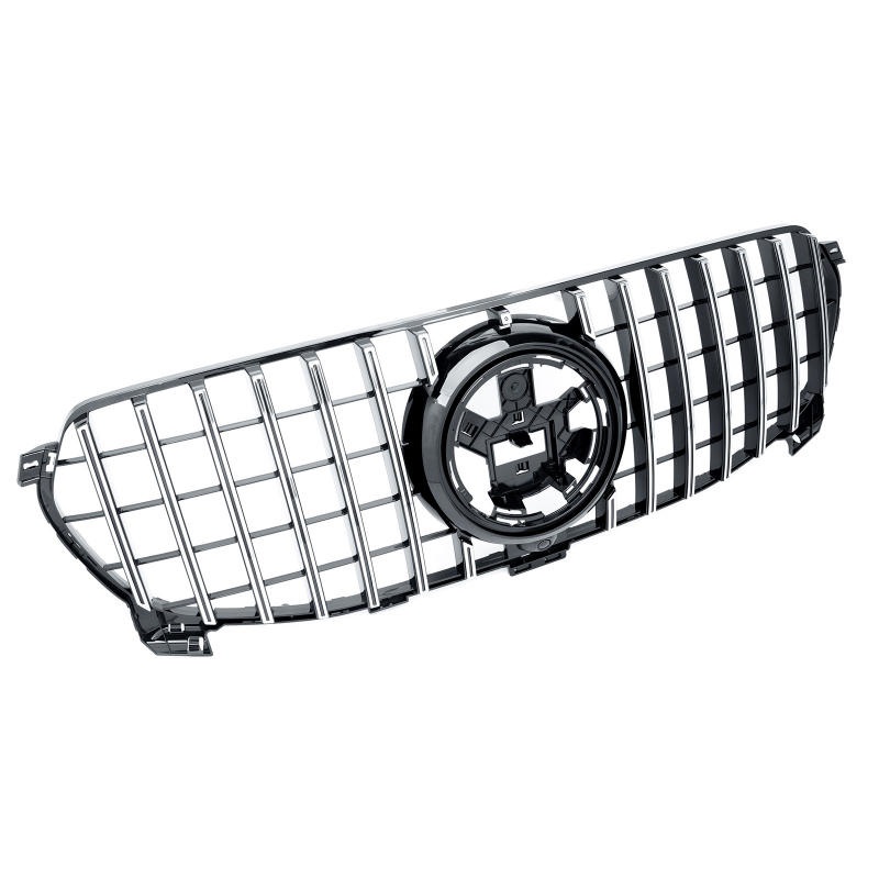 Grill passend voor Mercedes GLE W167 19-23 GT Look Glans Zwart / Chroom