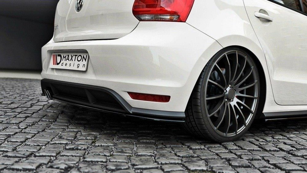 Diffuser passend voor VW Polo 6C GTI Glans Zwart