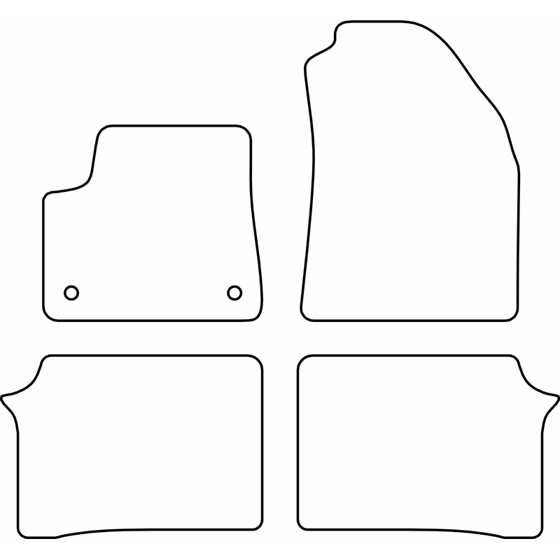 Set car mats  Opel Frontera EV 2024-