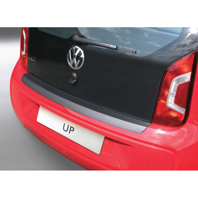 ABS Rear bumper protector  Volkswagen Up! 2011-6/2016 Black