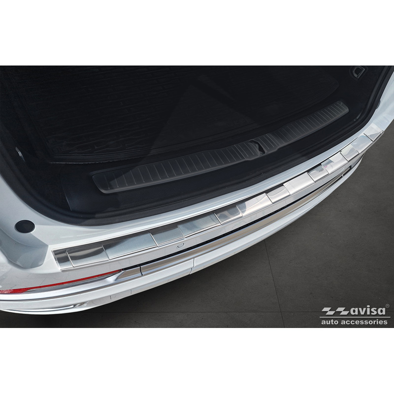 Stainless Steel Rear bumper protector  Jeep Grand Cherokee V (WL) 2022- 'Ribs'