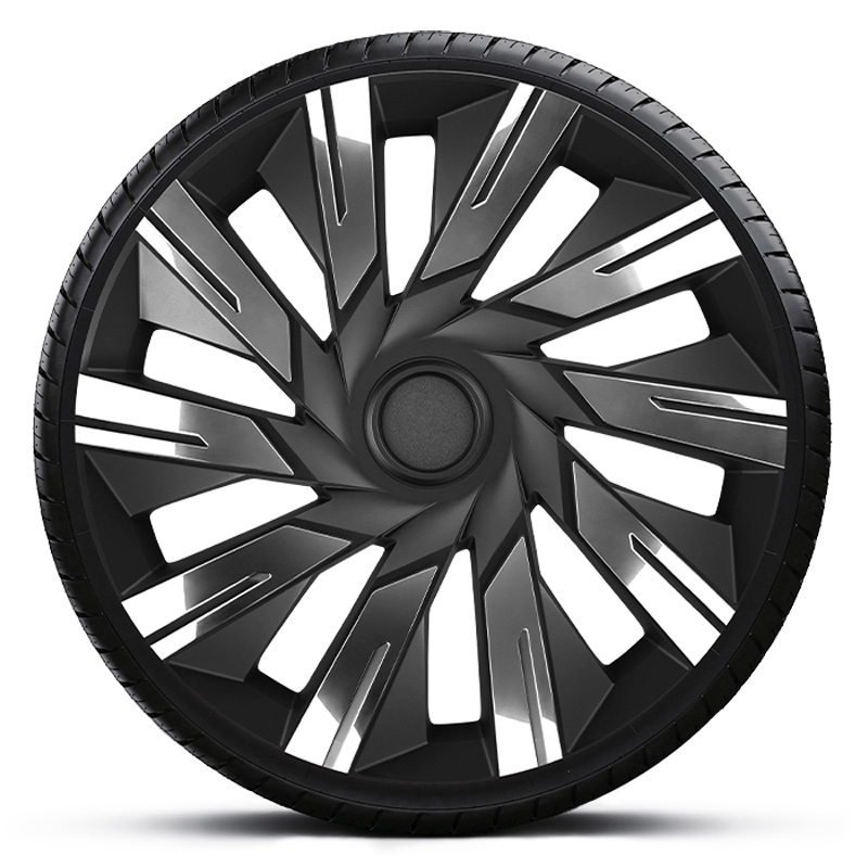 Set J-Tec wheel covers Tecna 14-inch chrome/black