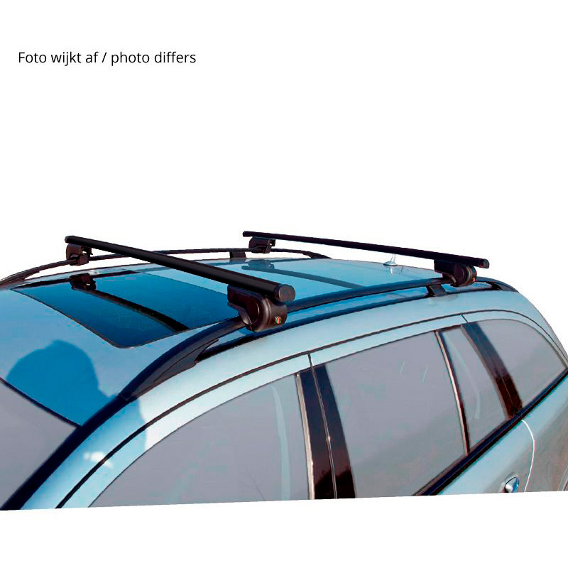 Roof bar set Twinny Load Steel S51  Audi/BMW/Dacia/Fiat/Ford/Seat/Skoda/VW/Volvo (for cars with open roof rail)