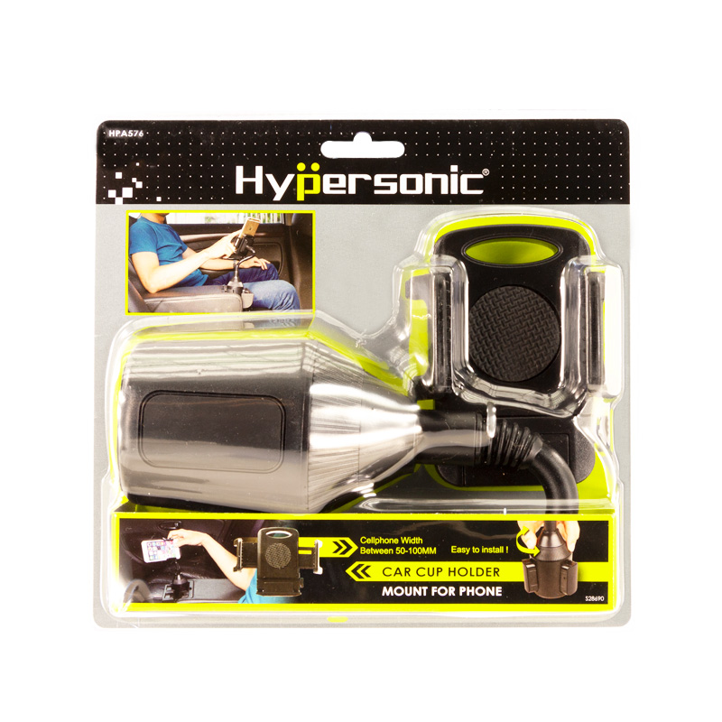 Universal Smartphone/Telephone/PDA/iPod Holder for Cup-Holder