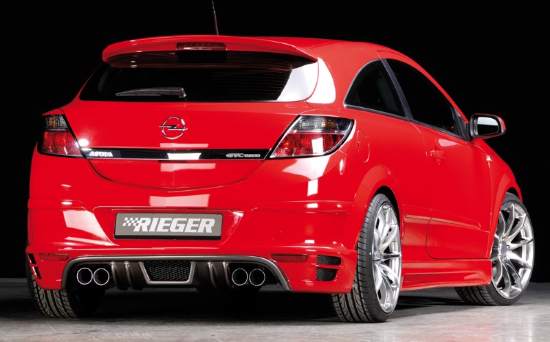 Sideskirts Opel Astra H GTC Rieger with uitsnede