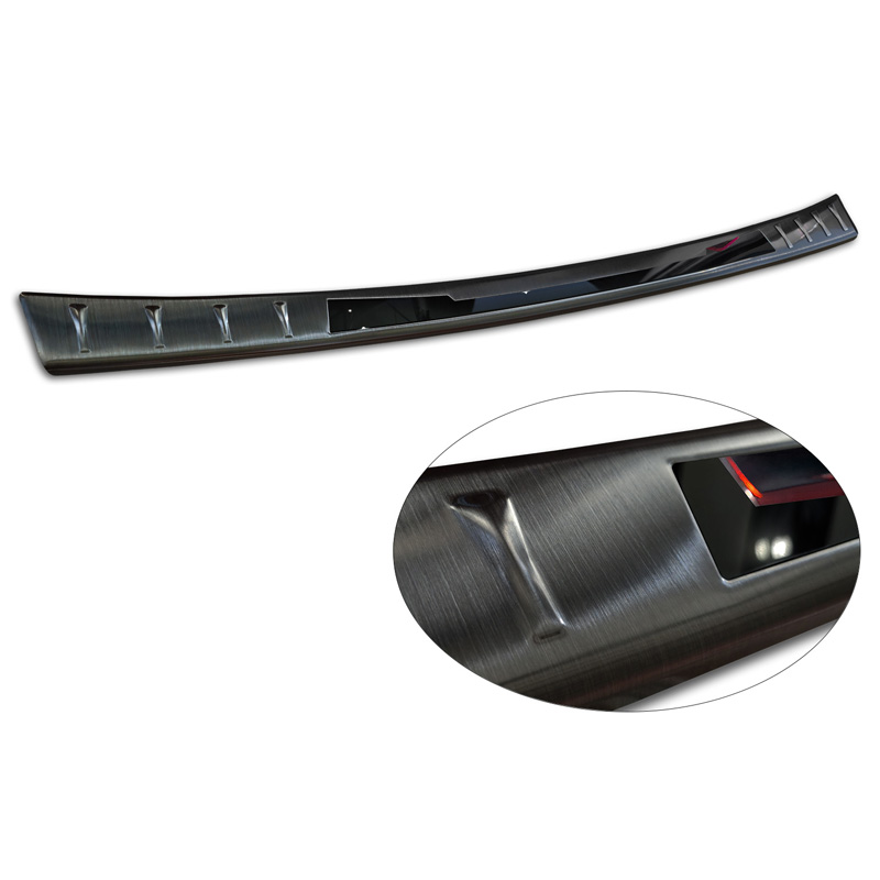 Avisa Black Stainless Steel Rear bumper protector  Toyota RAV4 V (XA50) 2018- incl. Plug-in-Hybrid 'Shadow Premium'