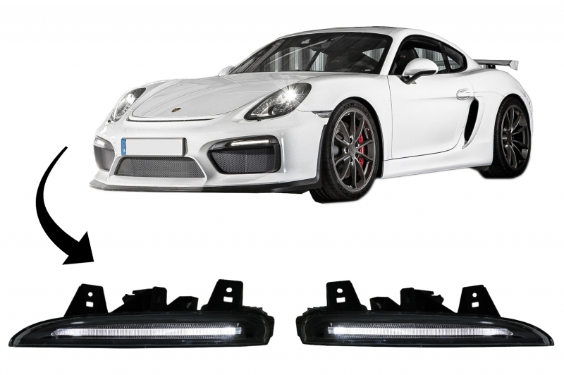 Daytime Running Light Porsche Cayman / Boxter 981 / 981C LED 2013-2016 GT4 Design