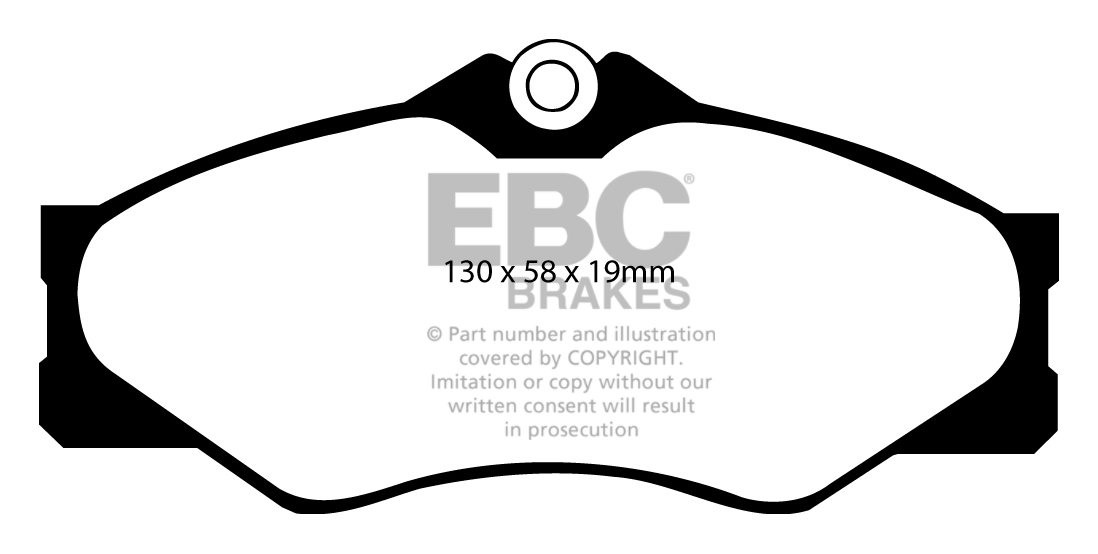 EBC Brakes VW BEDRIJFSWAGEN LT 40 85-90 Remblokken voorzijde