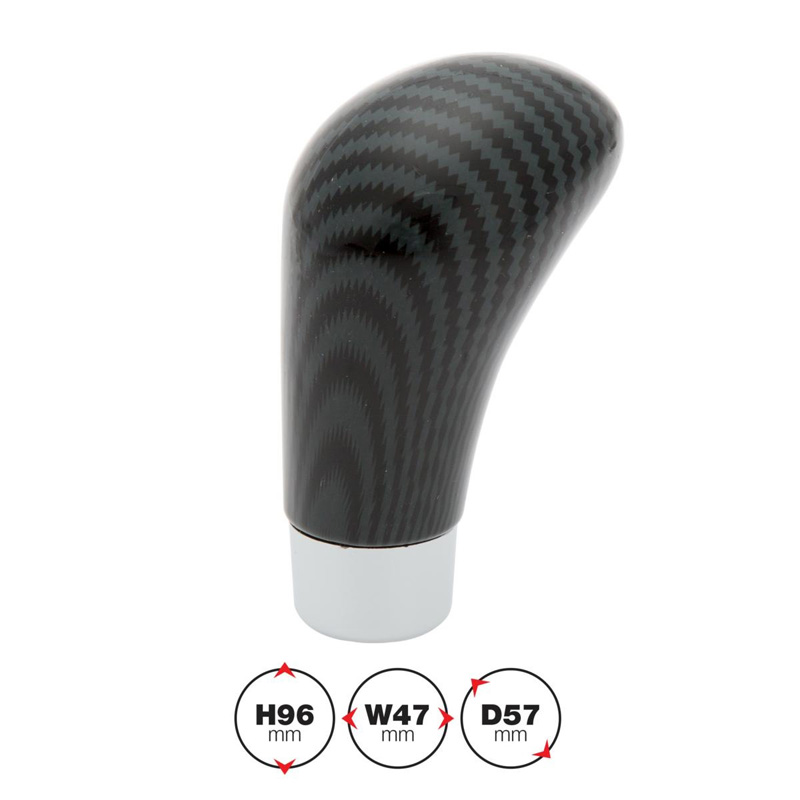 Simoni Racing Gear Knob Kerb - Carbon-look