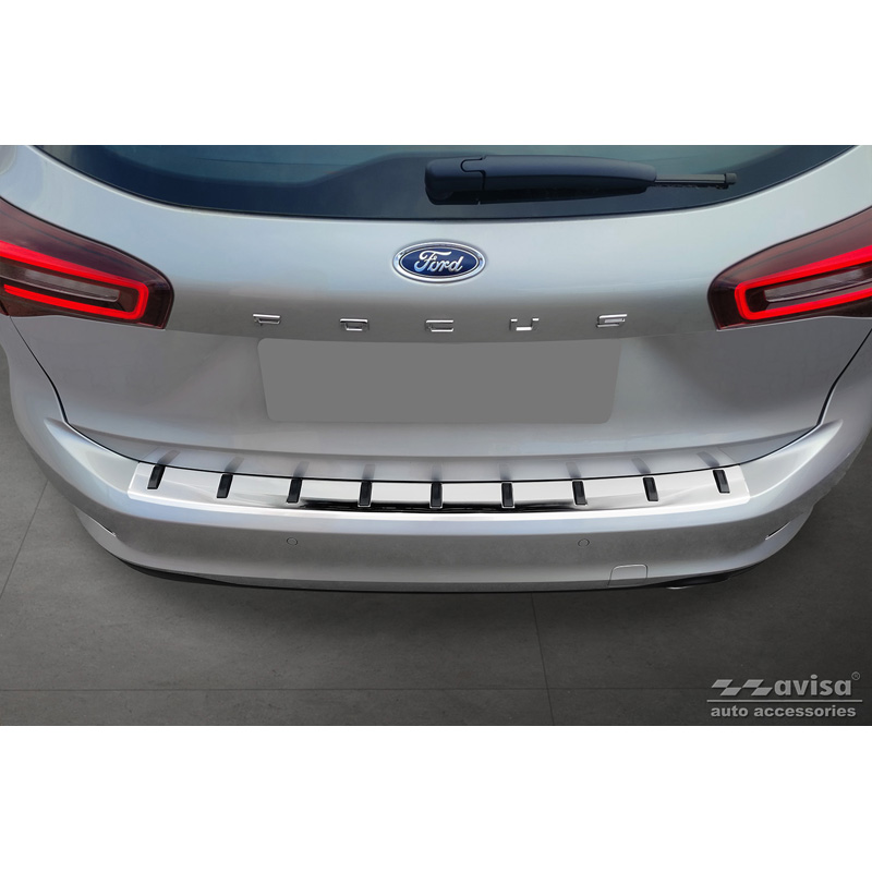 Stainless Steel Rear bumper protector  Ford Focus IV Wagon incl. ST-Line 2018- 'STRONG EDITION'