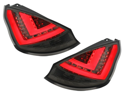 Ford Fiesta LED Tail Lights Smoke 08-