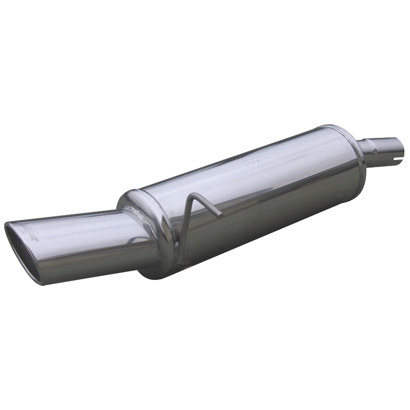 100% Inox Sport Exhaust  Ford Fiesta 1.6 TDCi (90HP) 2002- 120x80mm