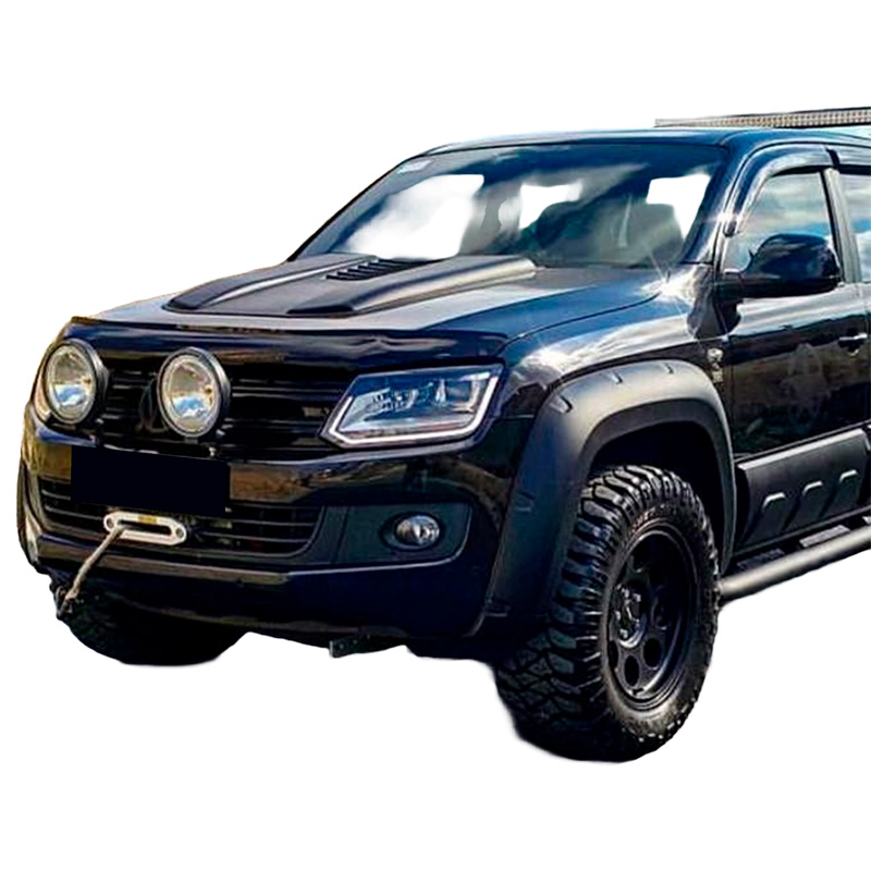 Bonnet Scoop  Volkswagen Amarok MK1 2010-2022 & Nissan Navara D40 2005-2010 - Matt black