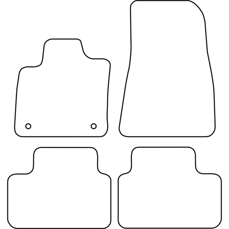 Set velour car mats  Volvo C40 Recharge 2021- & XC40 Recharge 2021-