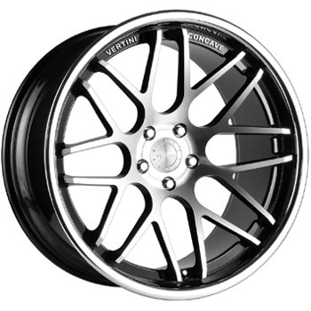 VERTINI MAGIC CONCAVE INOX BLACK MACHINED FACE 10,0x20 5x122