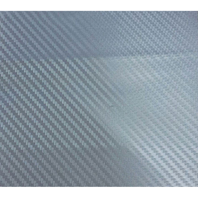 3D Carbon fiber Film 152x200cm Silver, auto-adhesive
