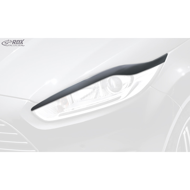 Head light spoilers  Ford Fiesta VII Facelift 2012-2017 (ABS)