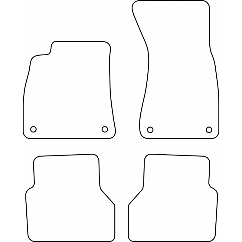 Set car mats  Audi A6 (C9) Avant 2025-