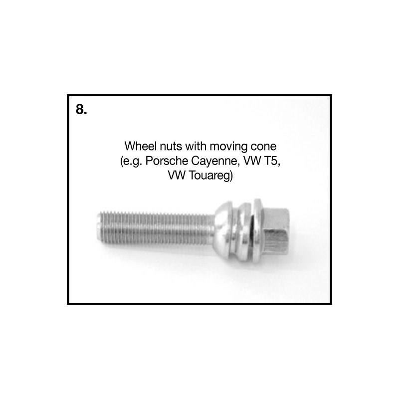 H&R DR-System Wheel spacer set 24mm per axle - Bolt pattern 5x112 - Hub 57,1mm - Bolt size M14x1,5 -  Audi/Cupra/Skoda/Volkswagen - Black