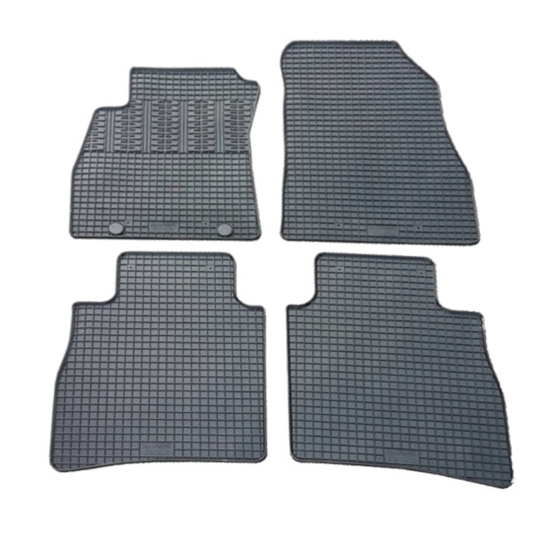 Rubber car mats set  Nissan Pulsar 2014- (4-pieces + fixing system)