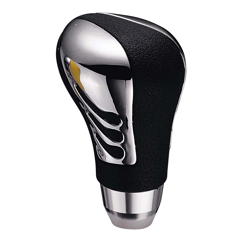 Universal gear knob M-3 - Black/Chrome
